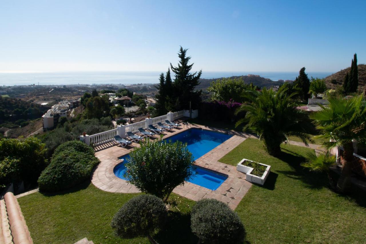מאלגה Gran Villa Con Vistas Al Mar Y Piscina Privada מראה חיצוני תמונה