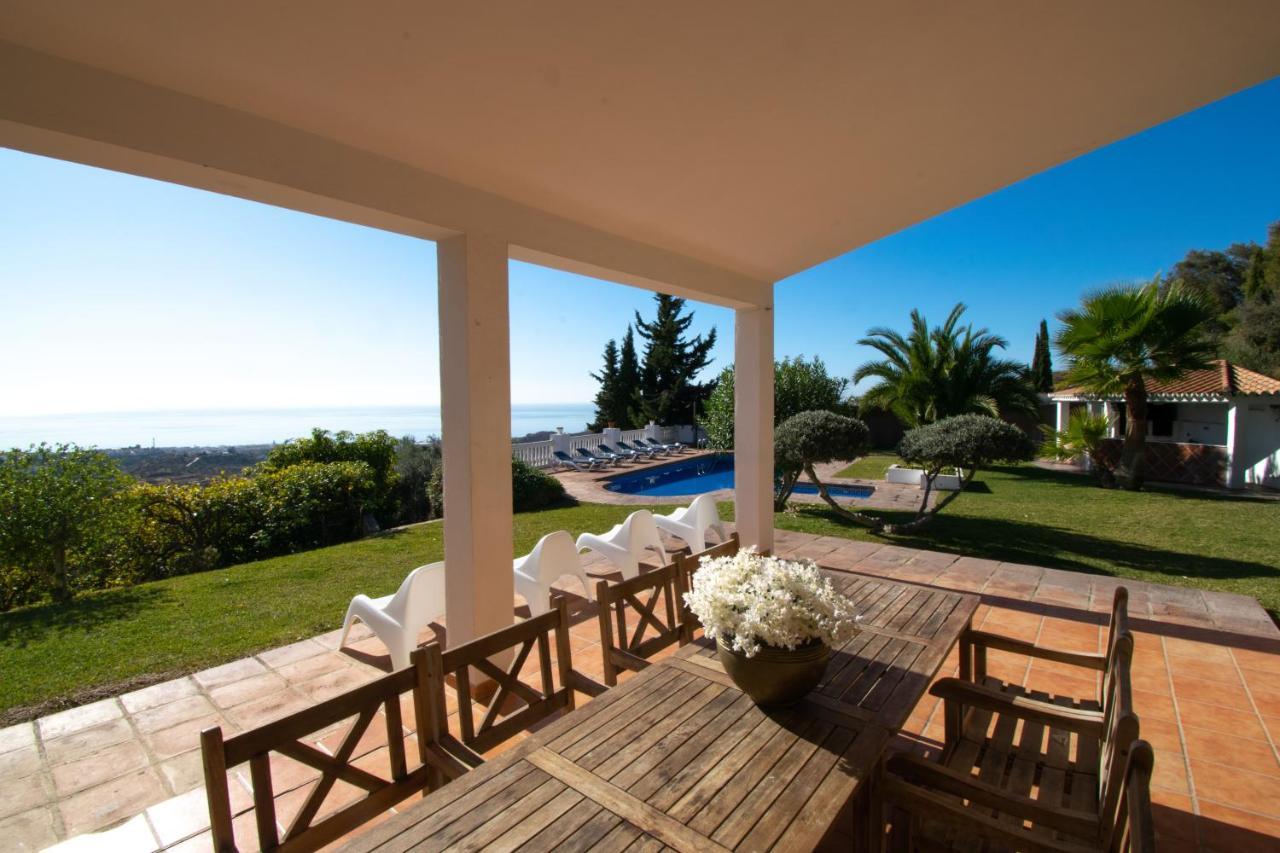 מאלגה Gran Villa Con Vistas Al Mar Y Piscina Privada מראה חיצוני תמונה