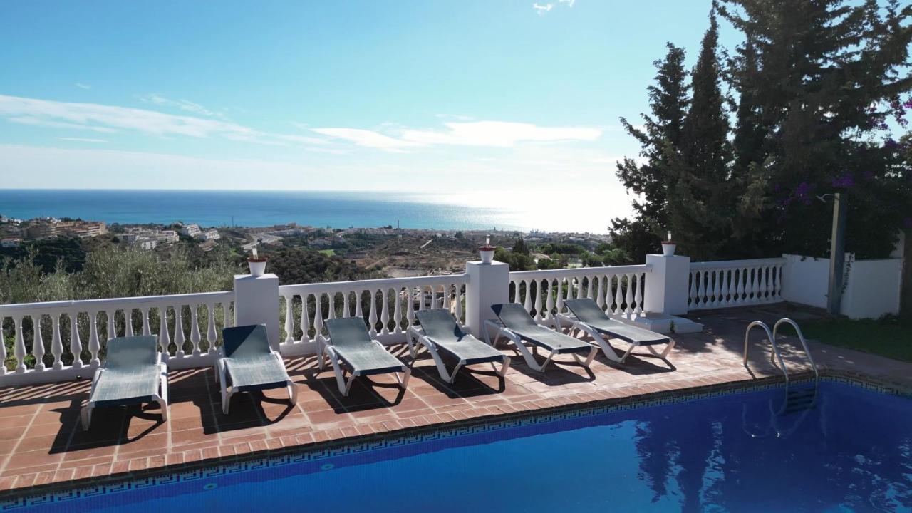 מאלגה Gran Villa Con Vistas Al Mar Y Piscina Privada מראה חיצוני תמונה